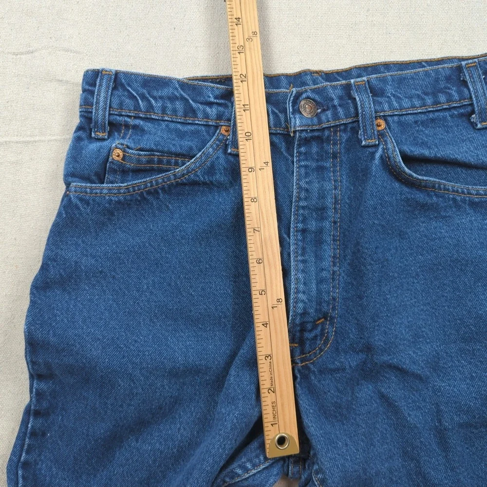 Vintage Levis Jeans Mens 34x30*‎ Blue 517 Boot Cut Orange Tab Hemmed 70s 80s